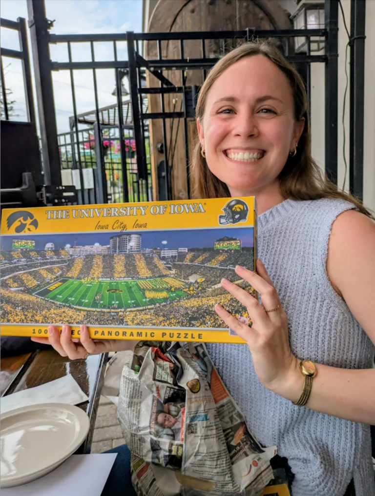 Kate's farewell gift
